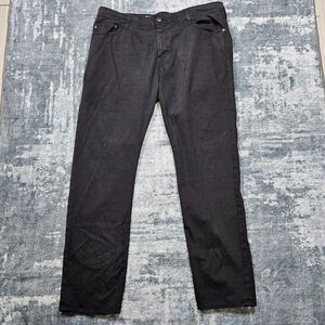 AG Adriano Goldschmied Jeans Mens 40x32 Black The Everett Slim Straight Stretch